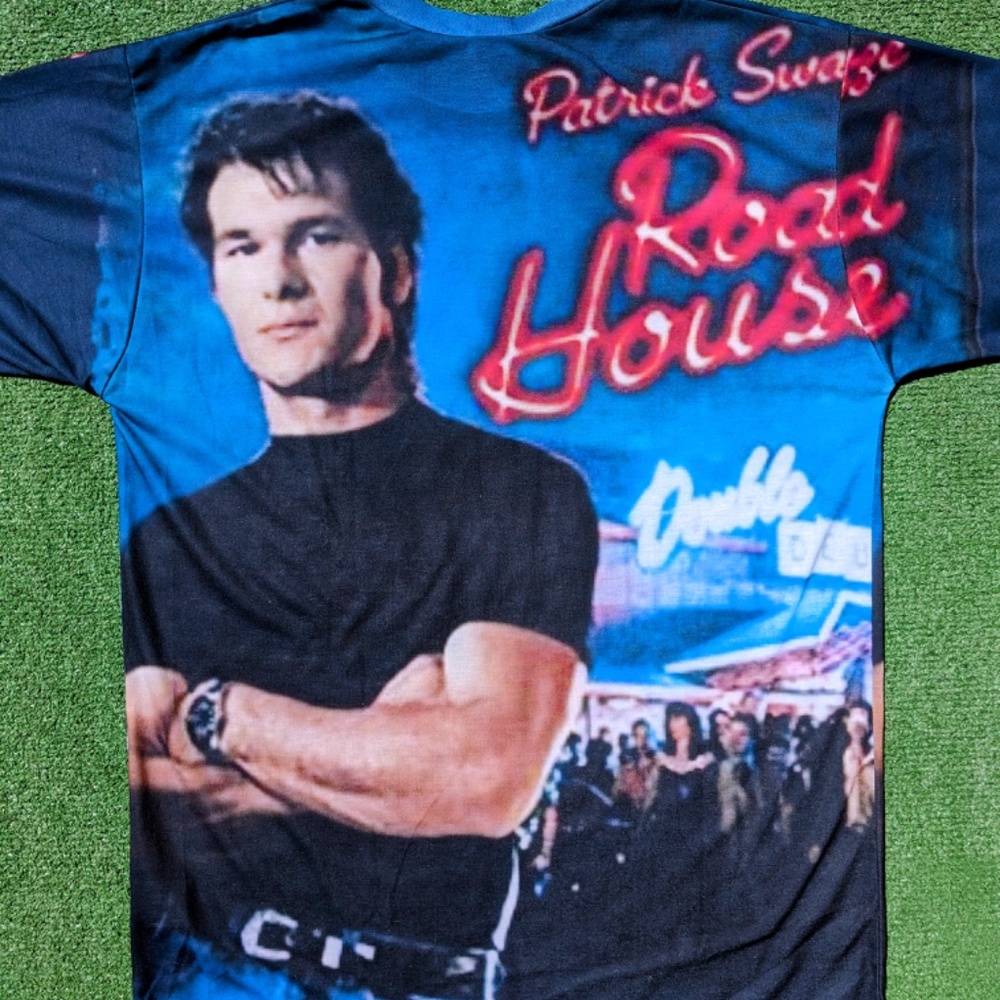 Patrick Swayze 1980s Retro Original Road House Last Call Front/Back M Shirt NWOT - Picture 4 of 4